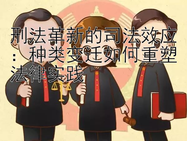 刑法革新的司法效应：种类变迁如何重塑法律实践