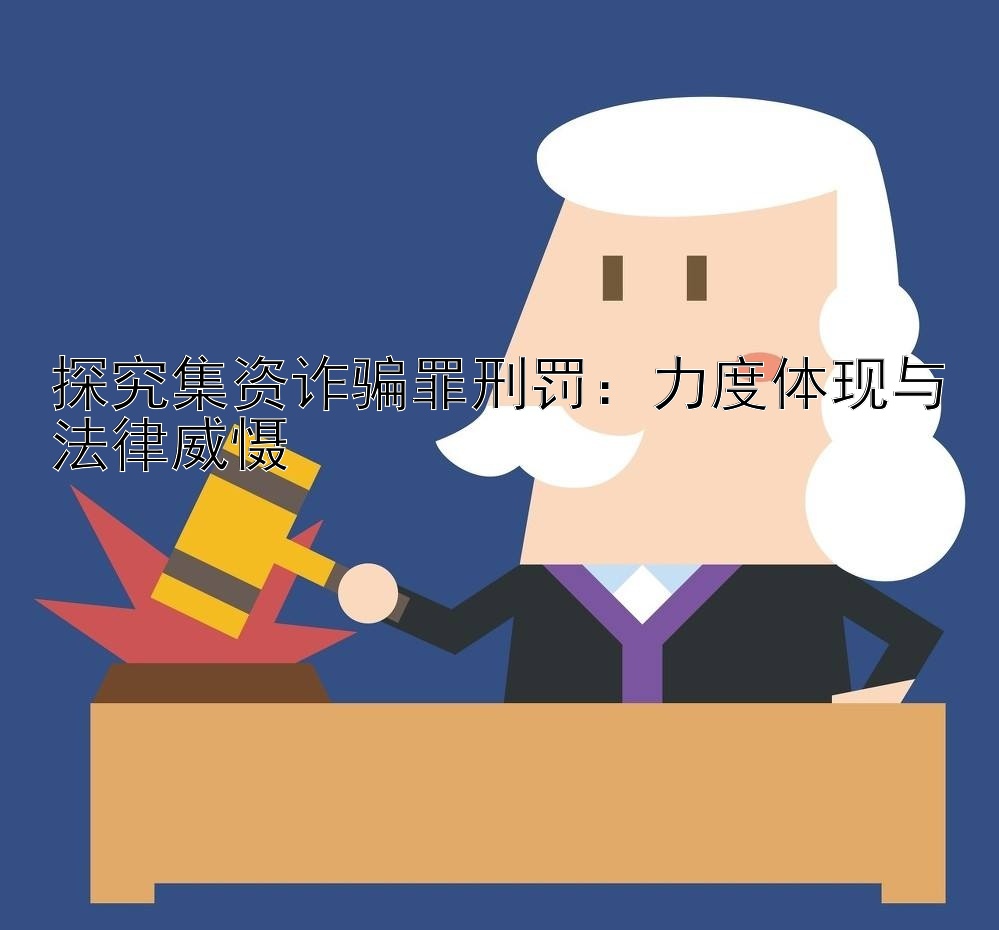 探究集资诈骗罪刑罚：力度体现与法律威慑