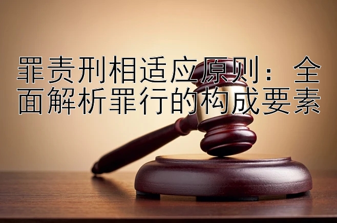 罪责刑相适应原则：全面解析罪行的构成要素