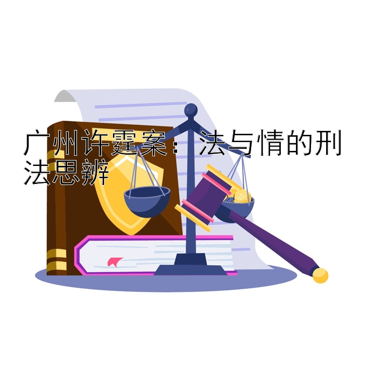 广州许霆案：法与情的刑法思辨