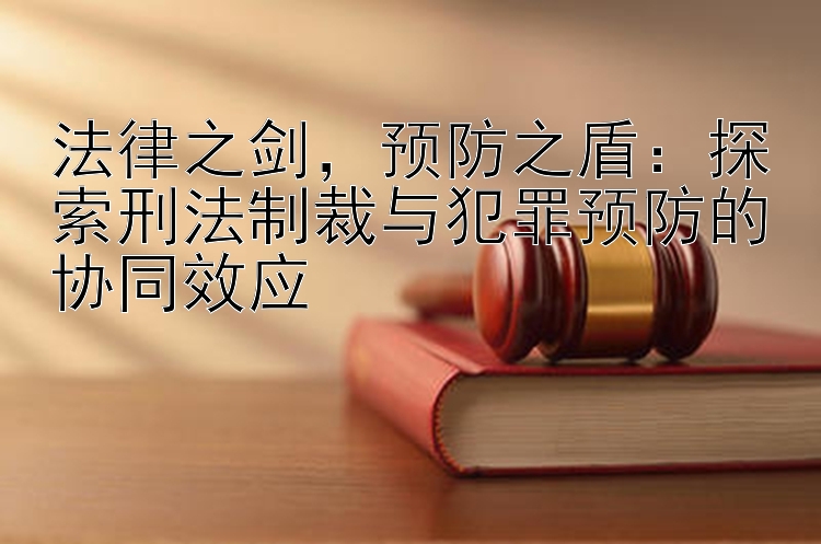 法律之剑，预防之盾：探索刑法制裁与犯罪预防的协同效应