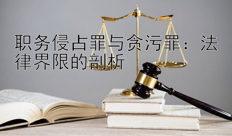 职务侵占罪与贪污罪：法律界限的剖析