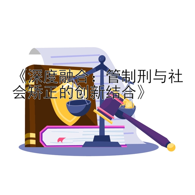 《深度融合：管制刑与社会矫正的创新结合》