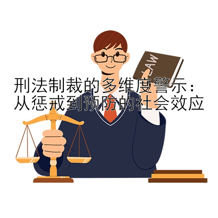 刑法制裁的多维度警示：从惩戒到预防的社会效应