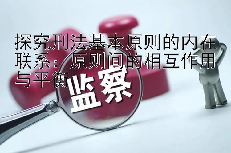 探究刑法基本原则的内在联系：原则间的相互作用与平衡