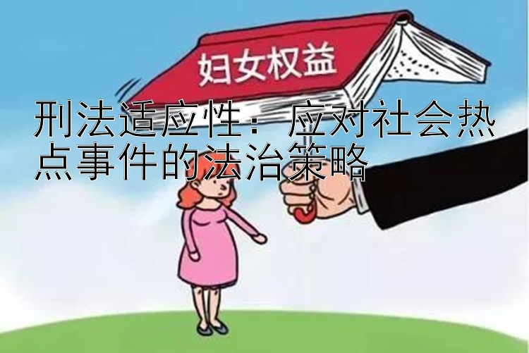 刑法适应性：应对社会热点事件的法治策略