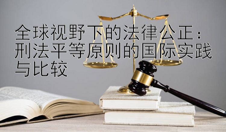 全球视野下的法律公正：刑法平等原则的国际实践与比较