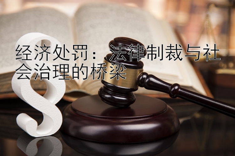 经济处罚：法律制裁与社会治理的桥梁