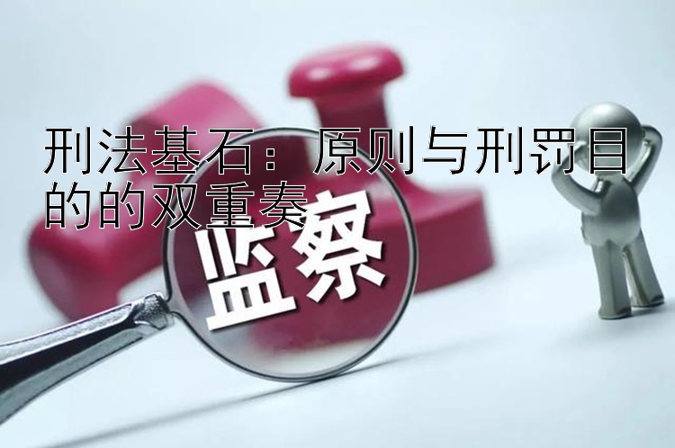 刑法基石：原则与刑罚目的的双重奏