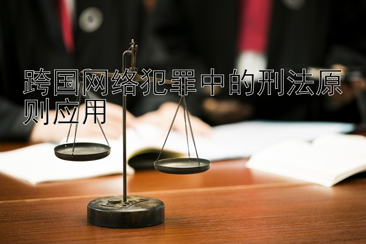 跨国网络犯罪中的刑法原则应用