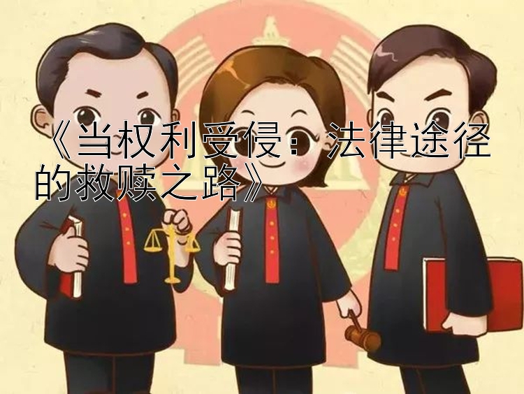 《当权利受侵：法律途径的救赎之路》