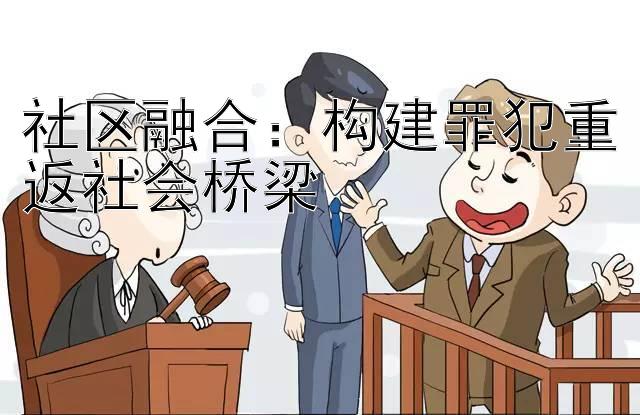 社区融合：构建罪犯重返社会桥梁