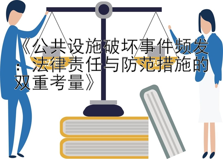 《公共设施破坏事件频发：法律责任与防范措施的双重考量》