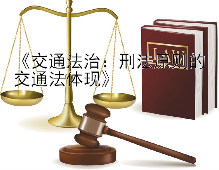 《交通法治：刑法原则的交通法体现》