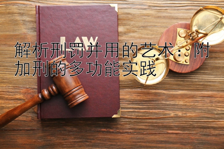 解析刑罚并用的艺术：附加刑的多功能实践