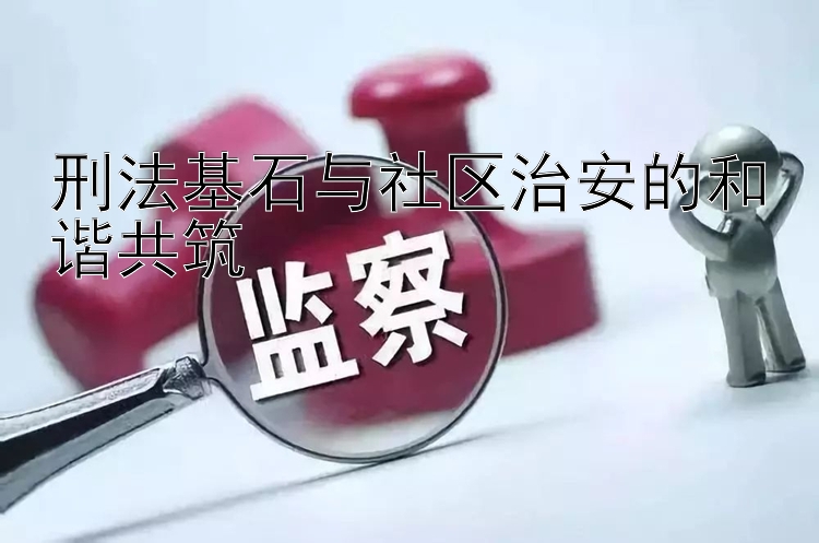 刑法基石与社区治安的和谐共筑