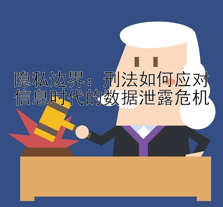 隐私边界：刑法如何应对信息时代的数据泄露危机