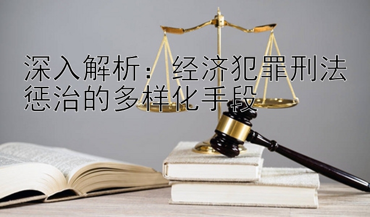 深入解析：经济犯罪刑法惩治的多样化手段