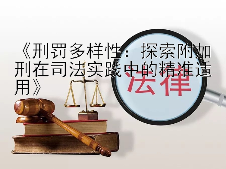 《刑罚多样性：探索附加刑在司法实践中的精准适用》