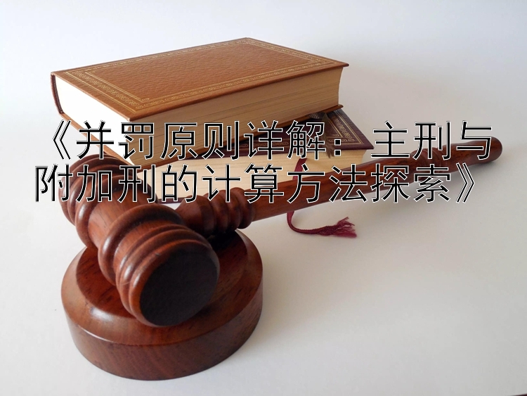 《并罚原则详解：主刑与附加刑的计算方法探索》