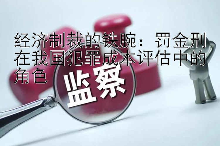 经济制裁的铁腕：罚金刑在我国犯罪成本评估中的角色