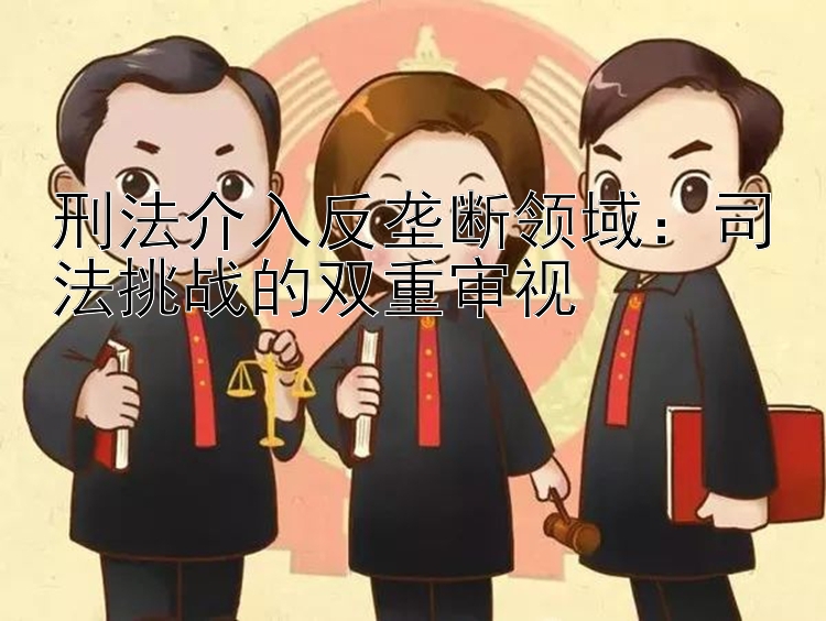 刑法介入反垄断领域：司法挑战的双重审视