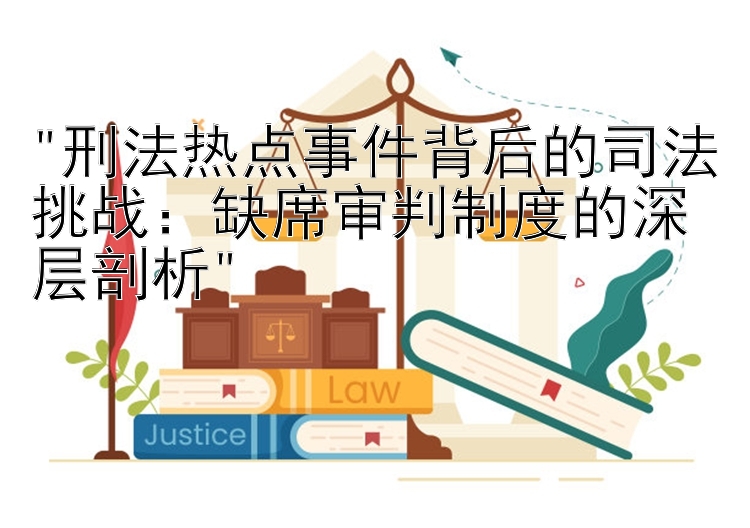 刑法热点事件背后的司法挑战：缺席审判制度的深层剖析