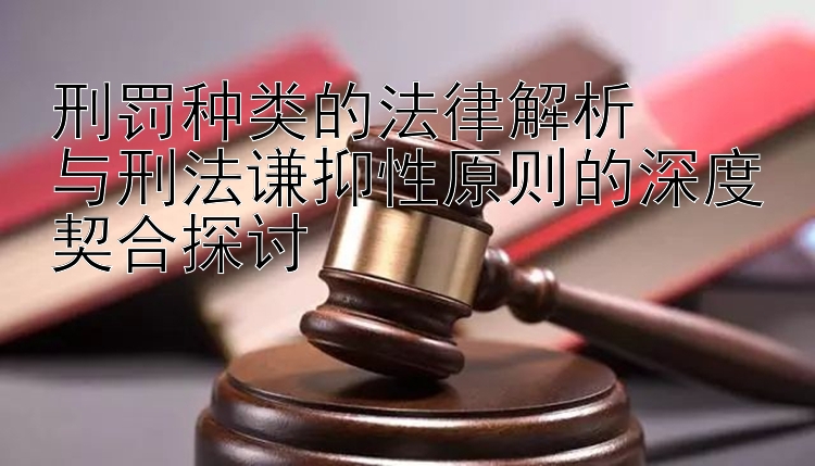 刑罚种类的法律解析  
与刑法谦抑性原则的深度契合探讨