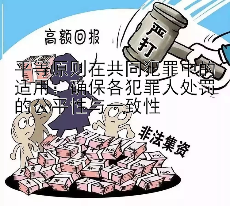 平等原则在共同犯罪中的适用：确保各犯罪人处罚的公平性与一致性