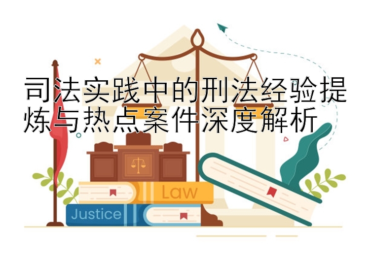 司法实践中的刑法经验提炼与热点案件深度解析