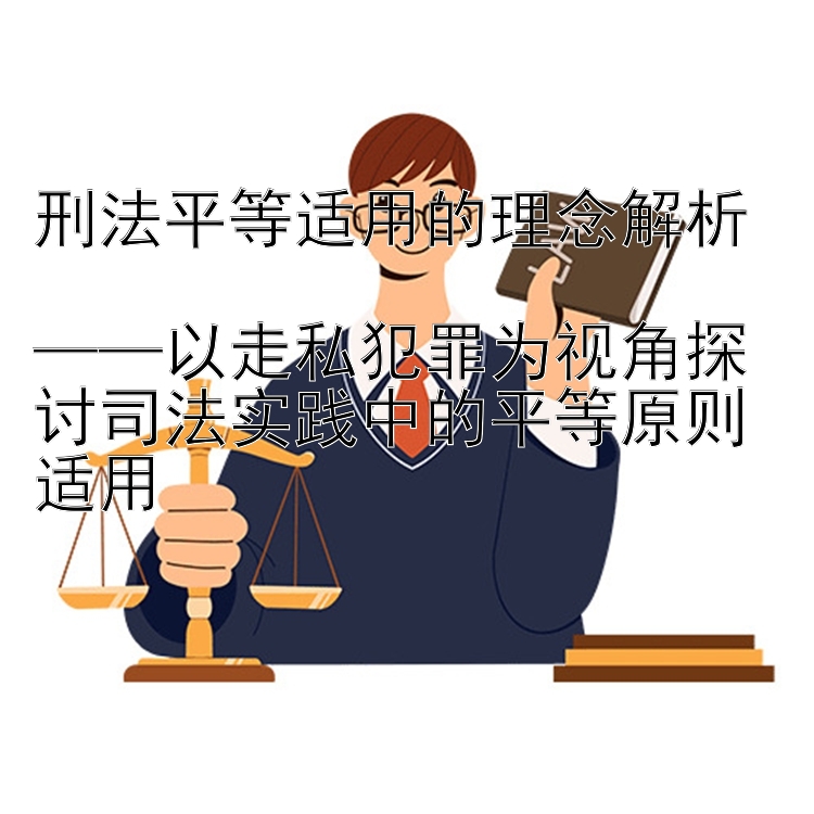 刑法平等适用的理念解析  
——以走私犯罪为视角探讨司法实践中的平等原则适用