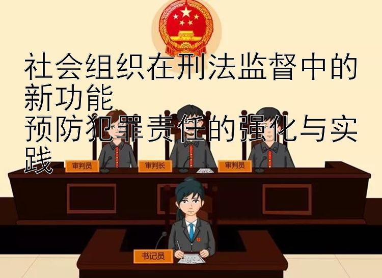 社会组织在刑法监督中的新功能  