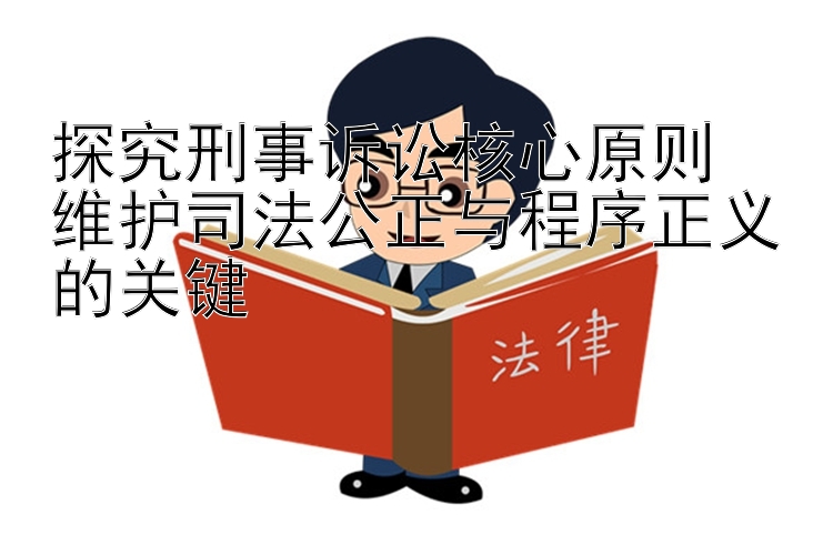 探究刑事诉讼核心原则  
维护司法公正与程序正义的关键